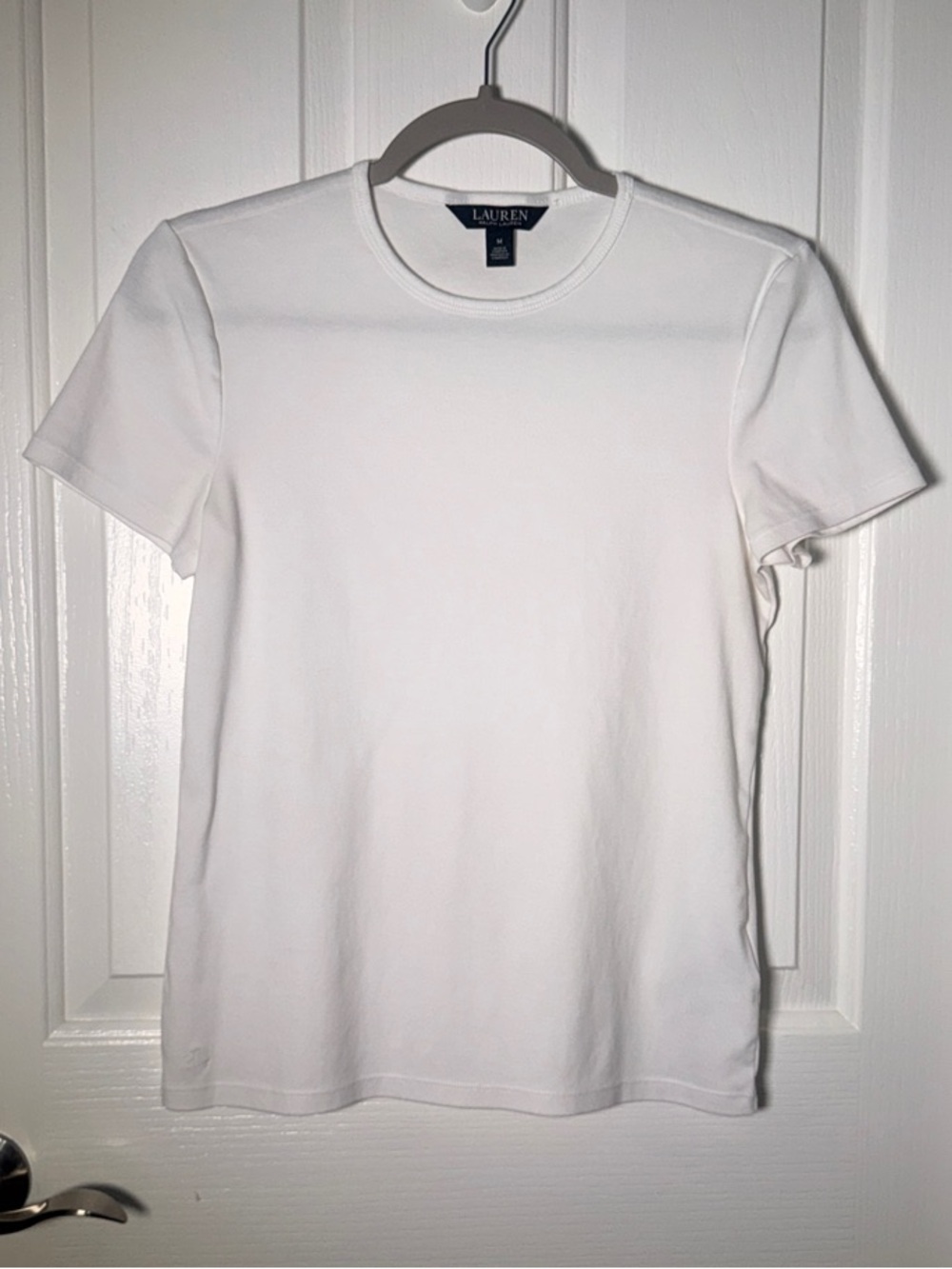Lauren Ralph Lauren Bright White Crewneck Tee - Women’s Medium